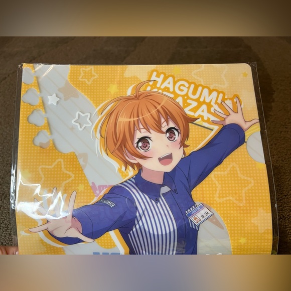 BanG Dream! x Lawson Hagumi Kitazawa Clear File Folder Plastic Anime Japan Cute - Picture 3 of 7